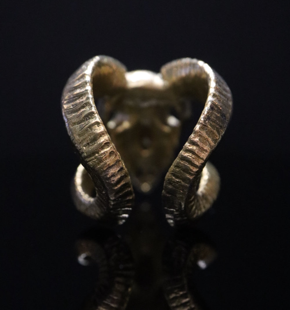 Aries Skull Ring