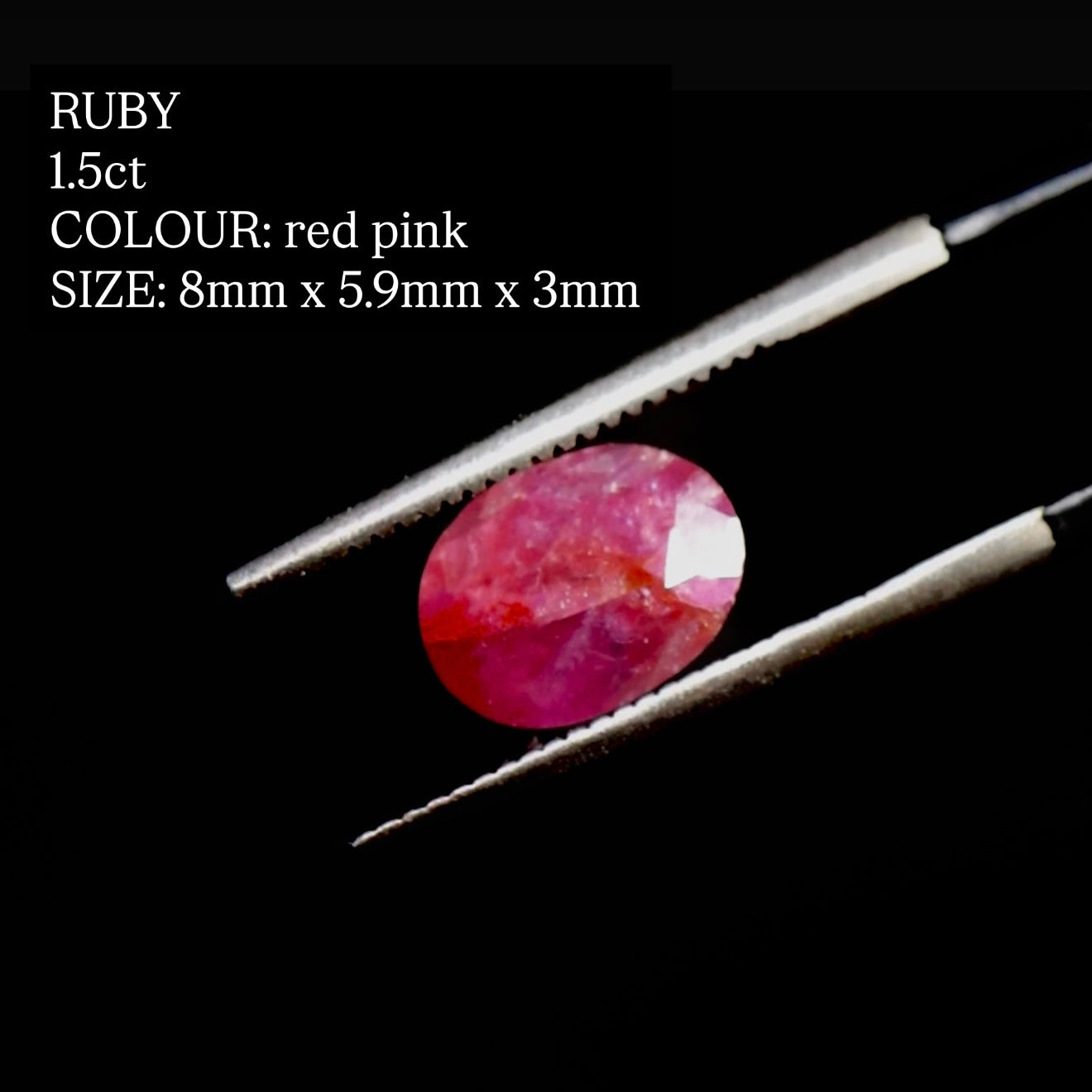 1.5ct Ruby stone